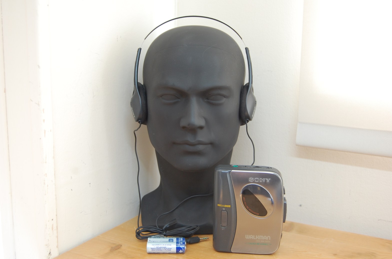 REFURBISHED Sony WM-EX322 Stereo Cassette Player Walkman New Belt Sony MDR-14A