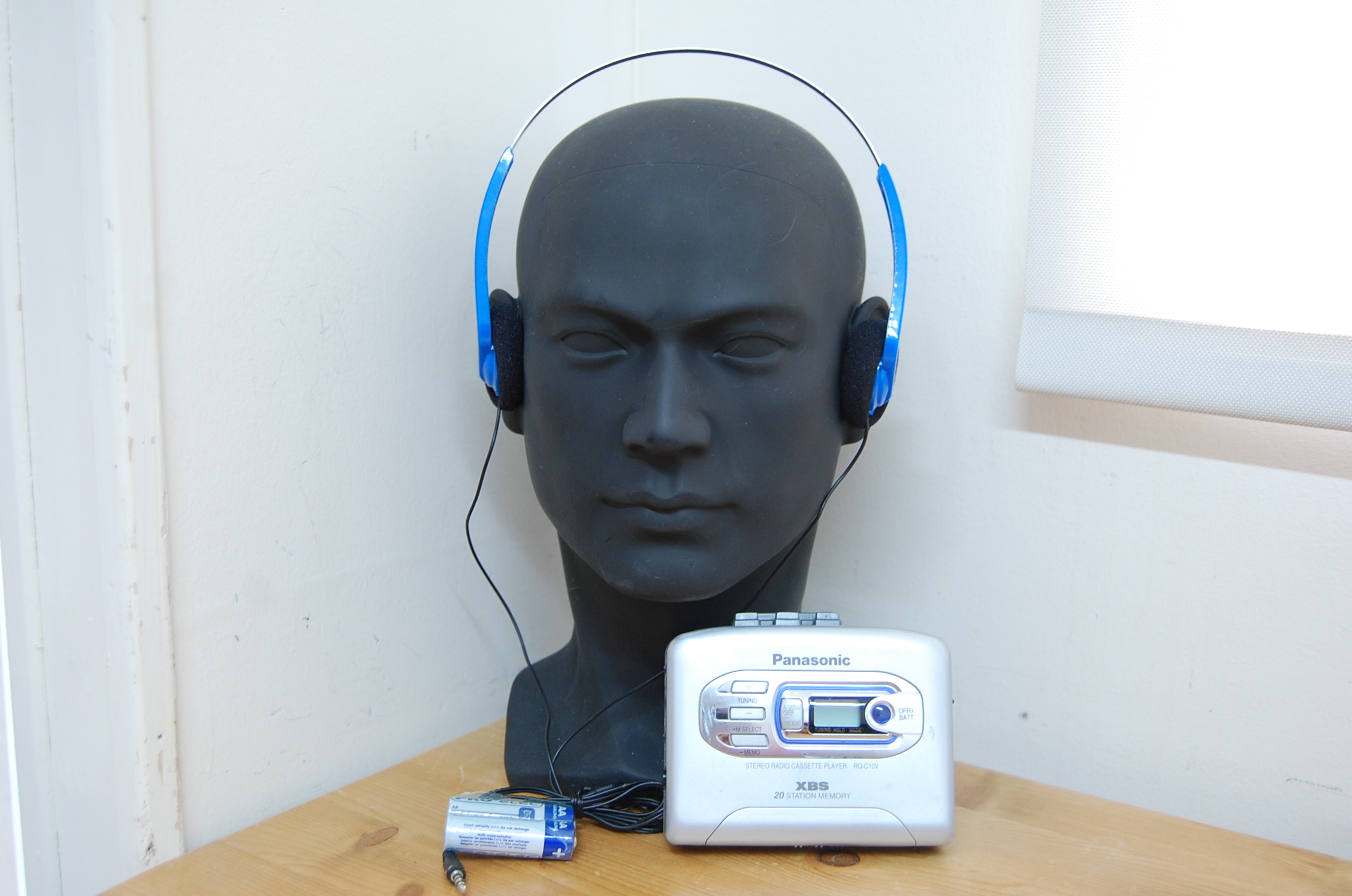 REFURBISHED Panasonic RQ-C10V Stereo Radio Cassette Player XBS Walkman New Belt