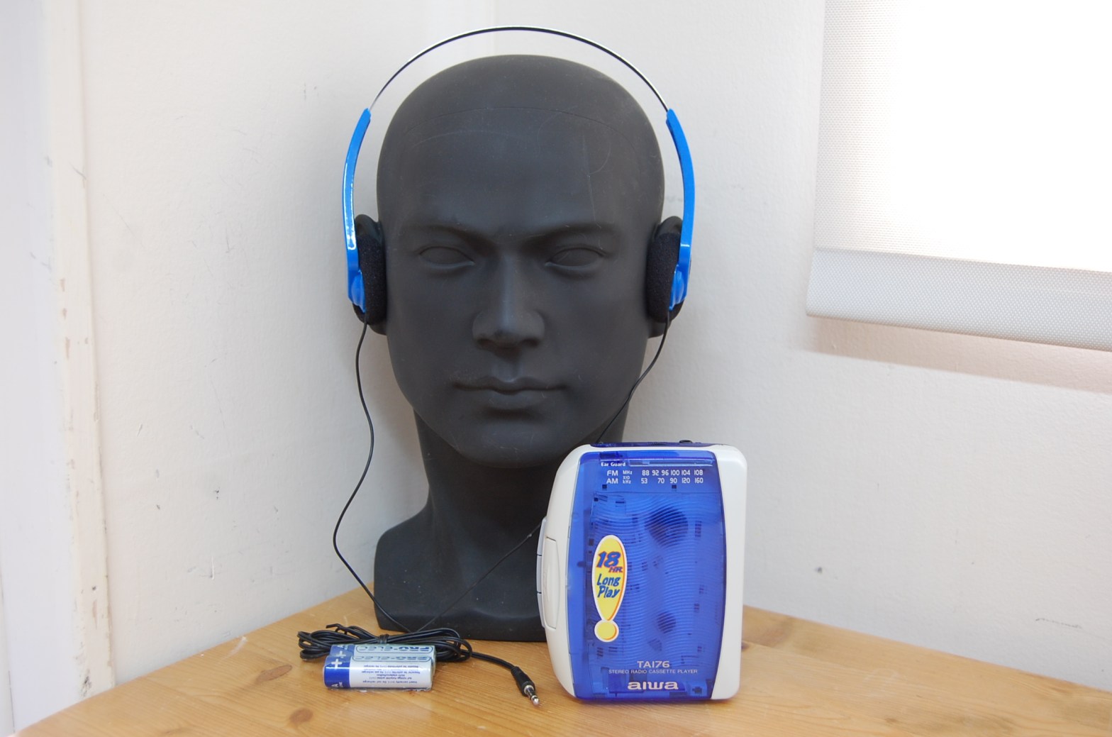 REFURBISHED Aiwa TA176 Walkman Stereo Radio Cassette Player New Belt Retro